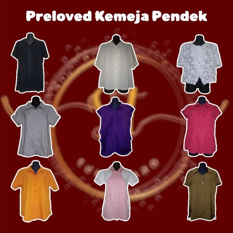 Preloved PL Kemeja Wanita Pendek