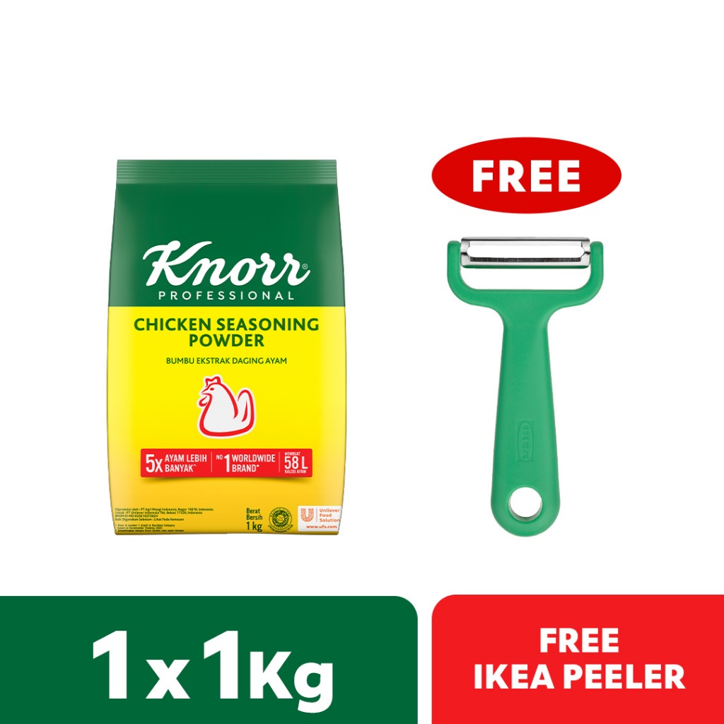 

Knorr Chicken Seasoning Powder Refill 1Kg Free Peeler