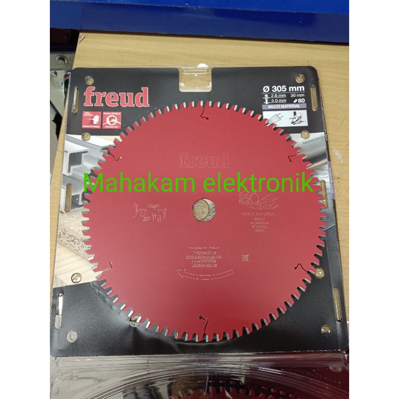gergaji freud 12 INCH FR29M001M 300X2.6/2.0X30Z=80 MULTI MATERIAL BATUspesifikasi :gergaji circular 
