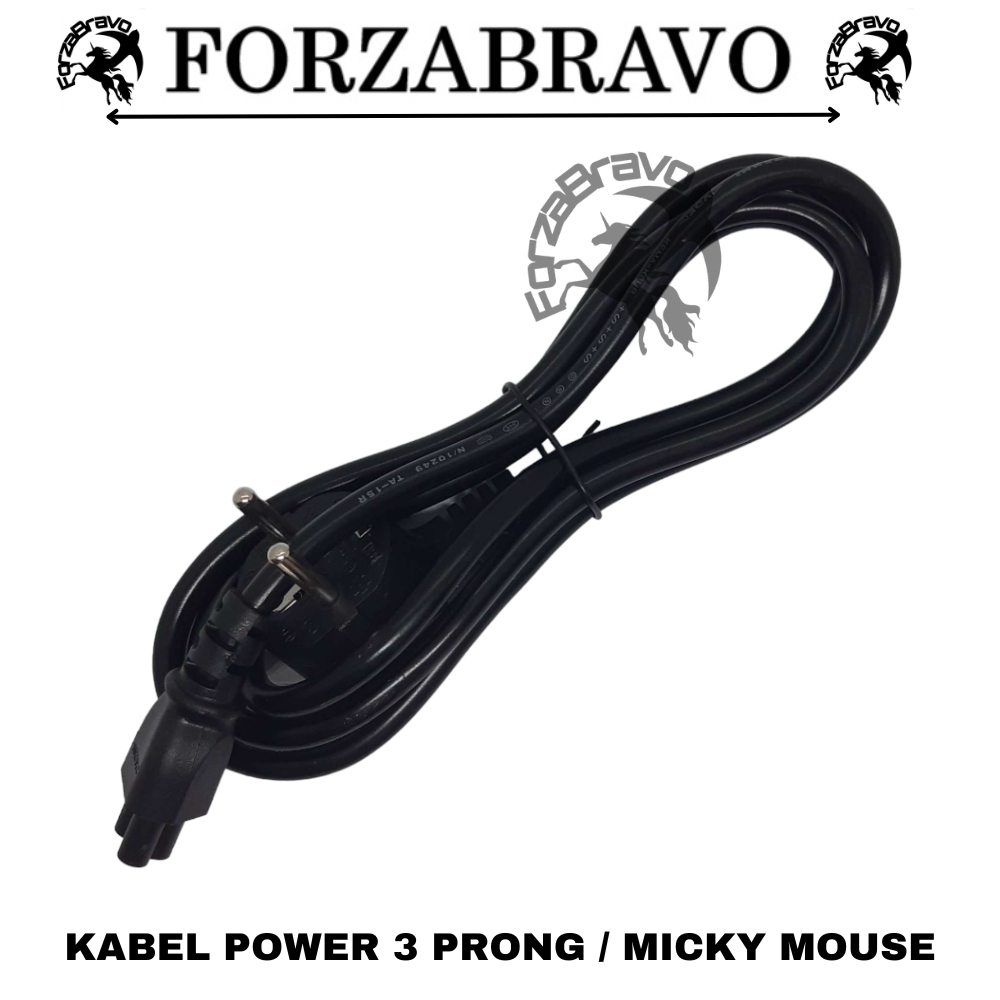 Kabel Cable power Adaptor Charger Laptop msi 3 Lubang Original NEW