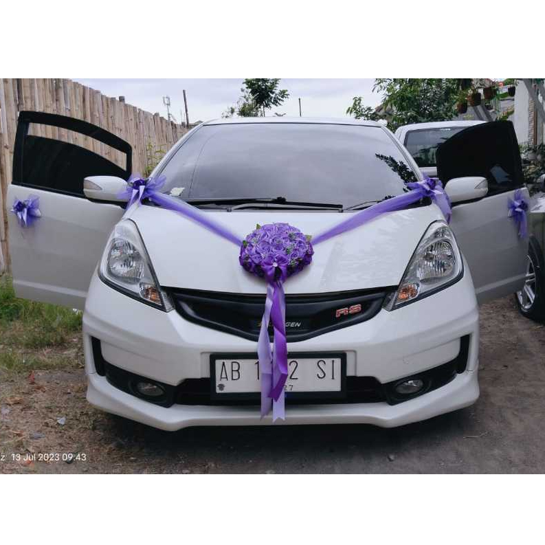 Bunga Mobil Pengantin/Asesoris Bunga Mobil Pengantin