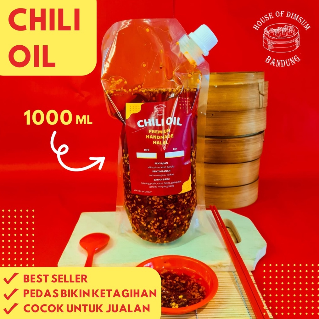 

Import Terbaik Chili Oil Minyak Cabai 1ml serbuuu