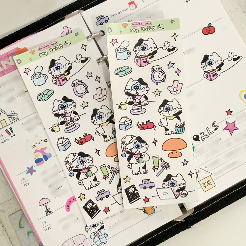 

Summer Tapes - My Daily Seal Sticker /deco sticker/stiker jurnal/stiker polaroid