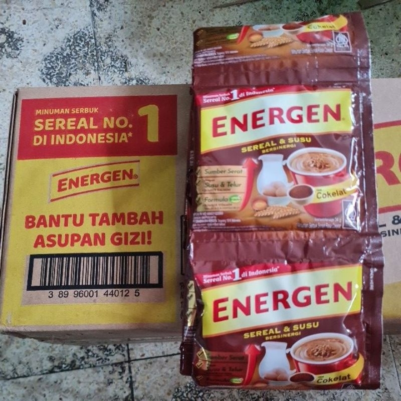 

Energen sereal rasa coklat 1 renteng isi 10pcs