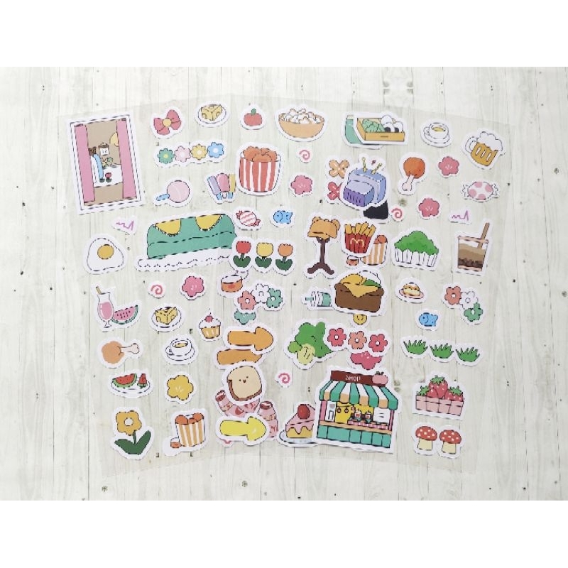 

Deco Stiker Jurnal Flake Stiker Lucu Hias Diary Schedule