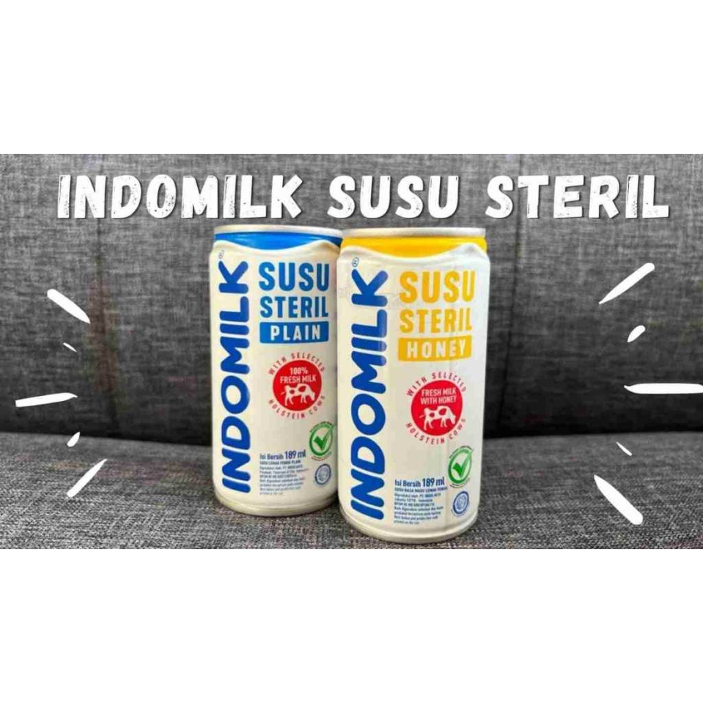 

INDOMILK Susu Steril Original & Madu 189ML