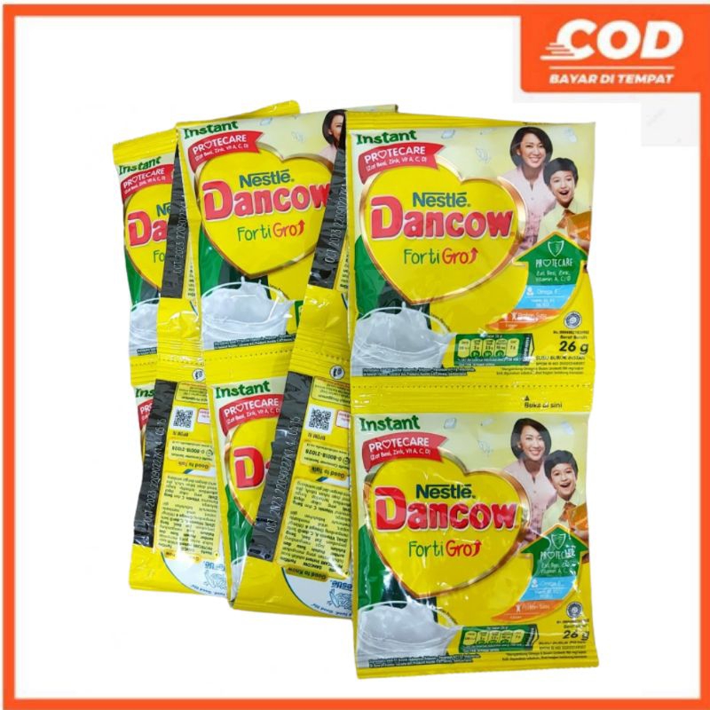 

Susu Dancow Fortigo Putih & Coklat Sachet 26gr