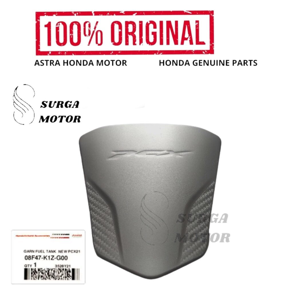 Garnish Fuel Tank Tutup Pelindung Tangki Tanky Asesoris Aksesoris Accesories New PCX 160 Pcx160 2021