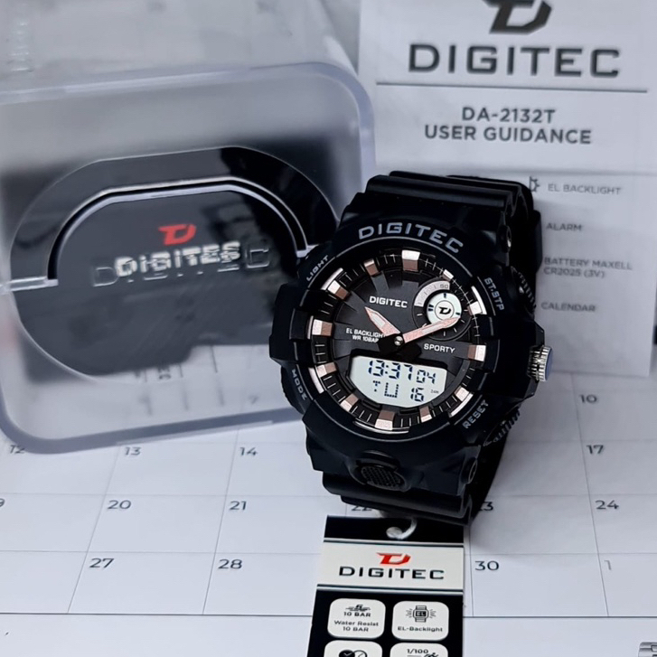 Jam Tangan DIGITEC DG 2132 / DG-2132T / DG2132 T / DG2132 / DG 2132T Digitec Original Sport Watch Di