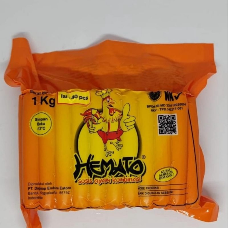 

HEMATO Sosis Ayam 1 kg (Isi 40)