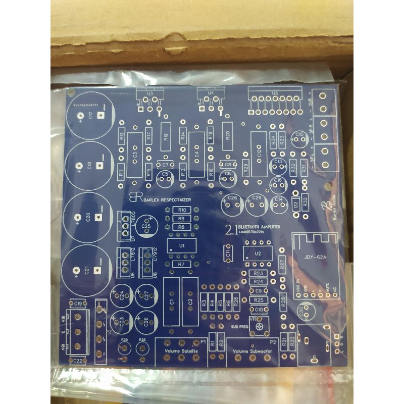 PCB Ampli 2.1 Bluetooth LM1875/TDA2050 TDA7294 SUBWOOFER