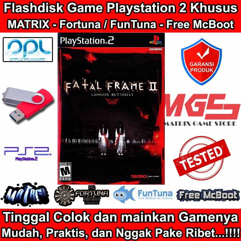 Flashdisk Game PS2 PS 2 Fatal Frame 2 - Crimson Butterfly
