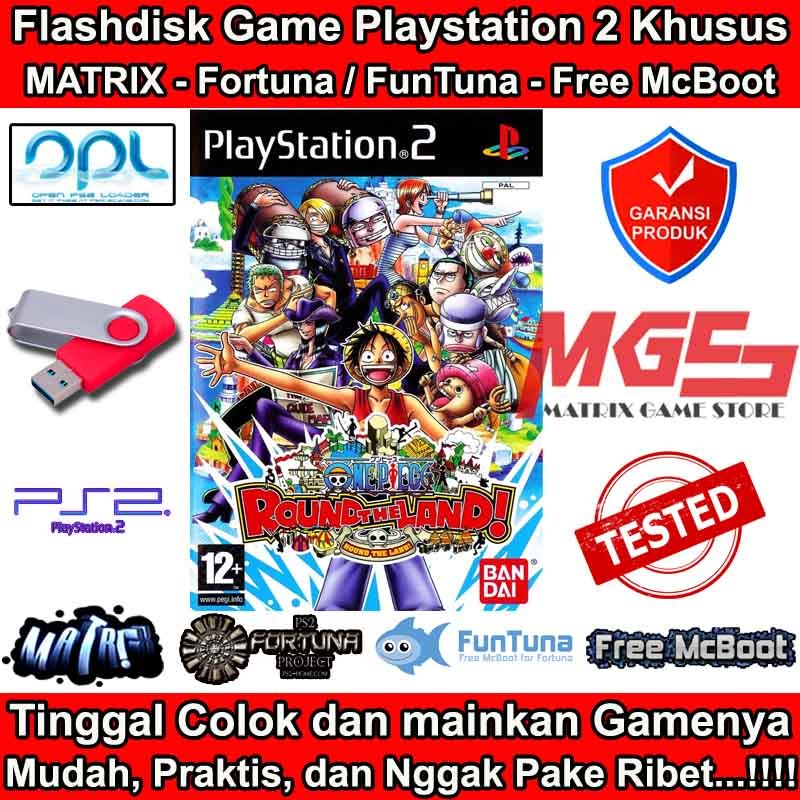 Flashdisk Game PS2 PS 2 One Piece - Round the Land