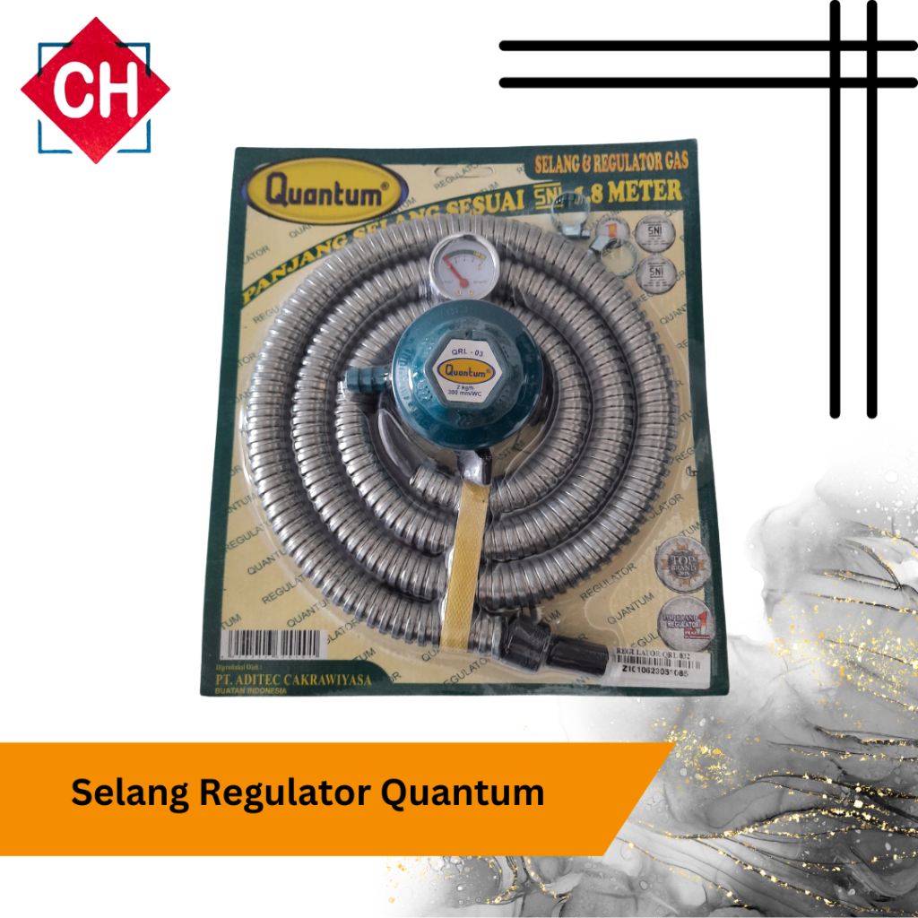 Paket Selang Regulator Gas Quantum/Selang Regulator Murah/Selang Regulator Anti Bocor