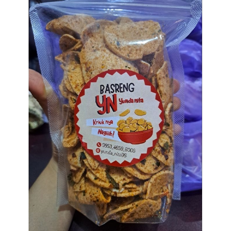 

Basreng Kriuk YN yunda nita isi 250 gram
