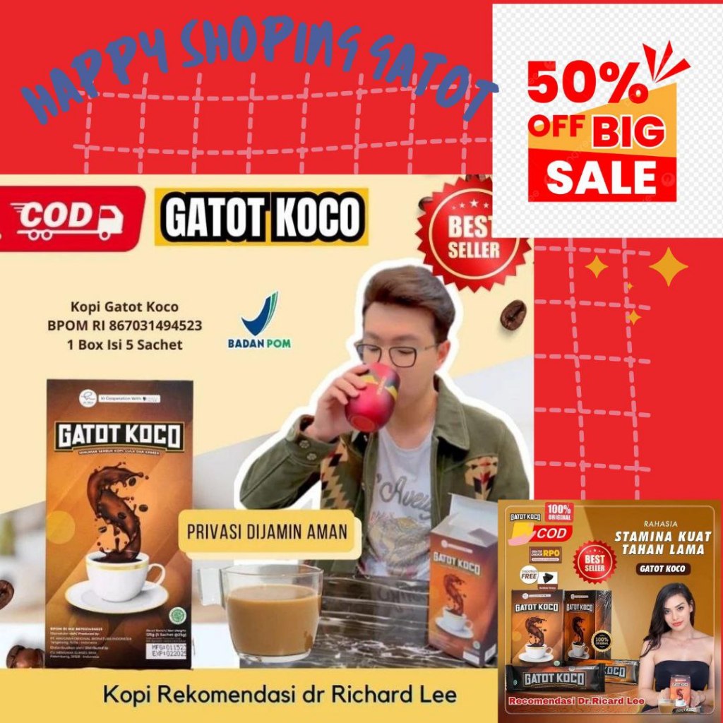 

Kopi gatot koco stamina meningkat original