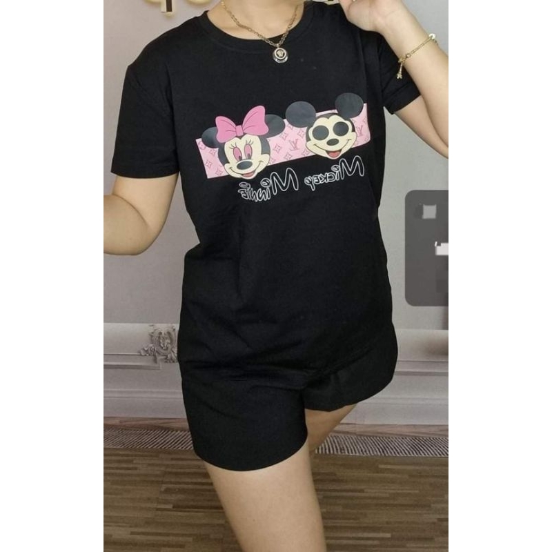 ATASAN KLOYI MOTIF MIKI MINI | KAOS IMPORT MALAYSIA