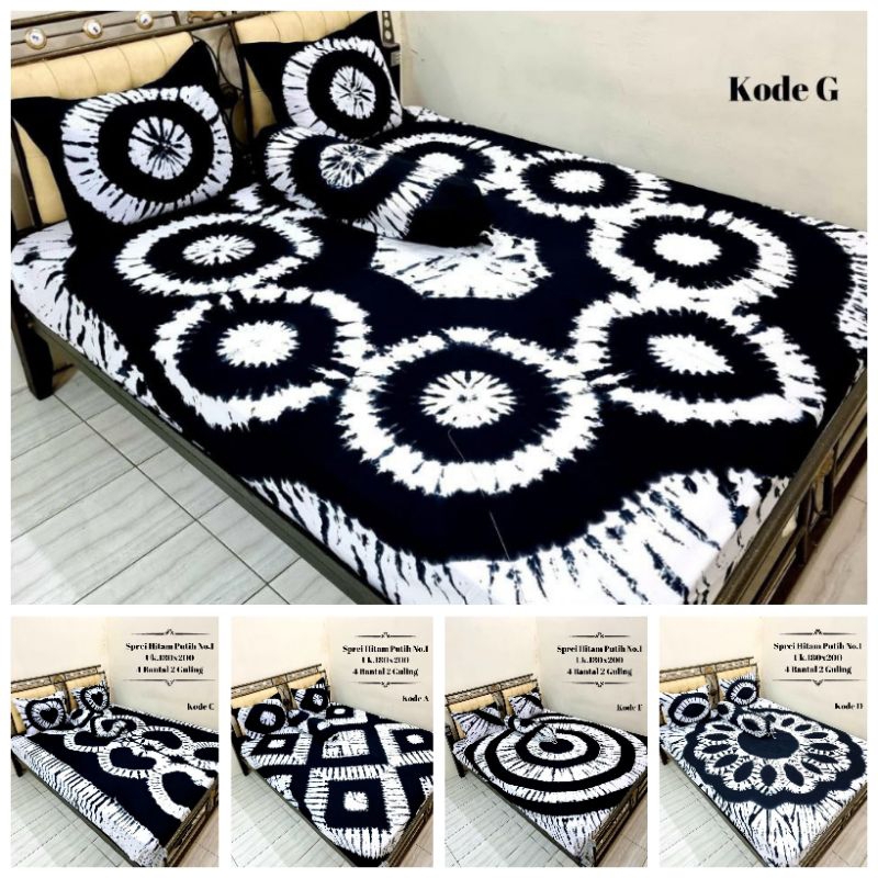 Sprei Batik 180x200 Motif Batik Jumputan Asli Pekalongan Katun Super Halus