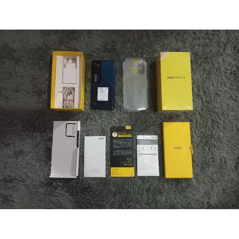 poco m3 pro 5g 4/64 second fullset