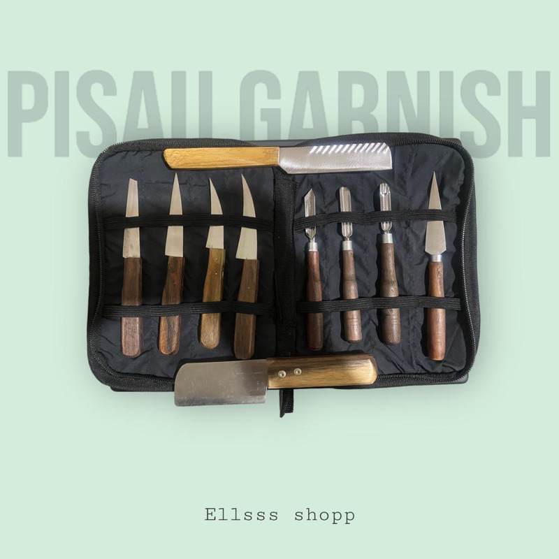 

Pisau Garnish / Pisau Tumpeng isi 10 lengkap