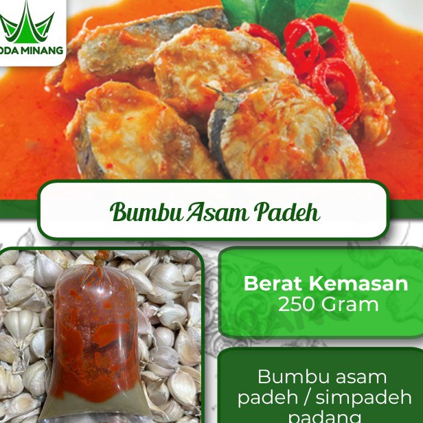

COD NEWPRODUCT Bumbu Asam Padeh Giling Basah Halus Bumbu Jadi instant 25 gram