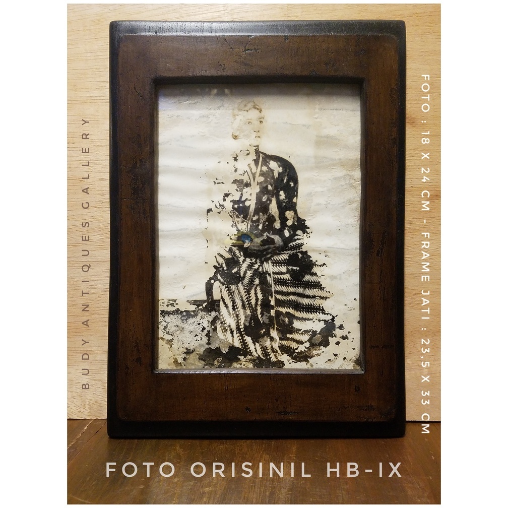 Foto Hitam Putih Orisinil HB IX