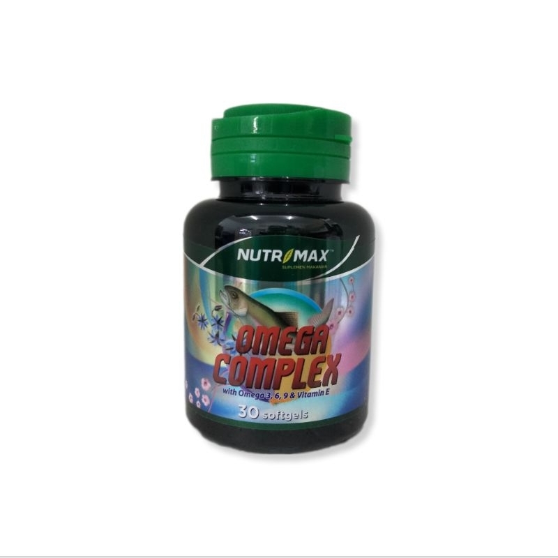 Nutrimax OMEGA COMPLEX (Omega 3,6,9 Plus Vit. E) 30 Softgels - Kolesterol dan Trigliserida darah