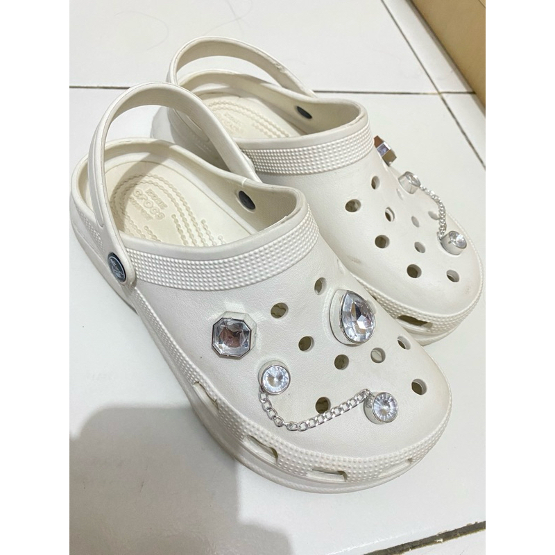 sandal crocs mirror (preloved)