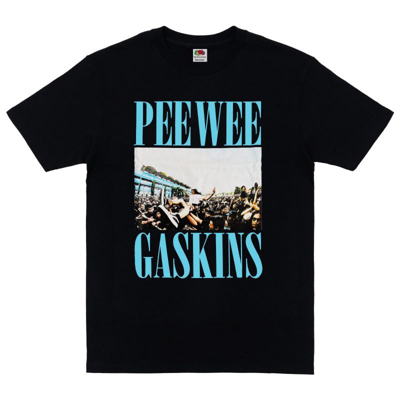 Pee Wee Gaskins - crowd / Tshirt black/ kaos band pee Wee Gaskins