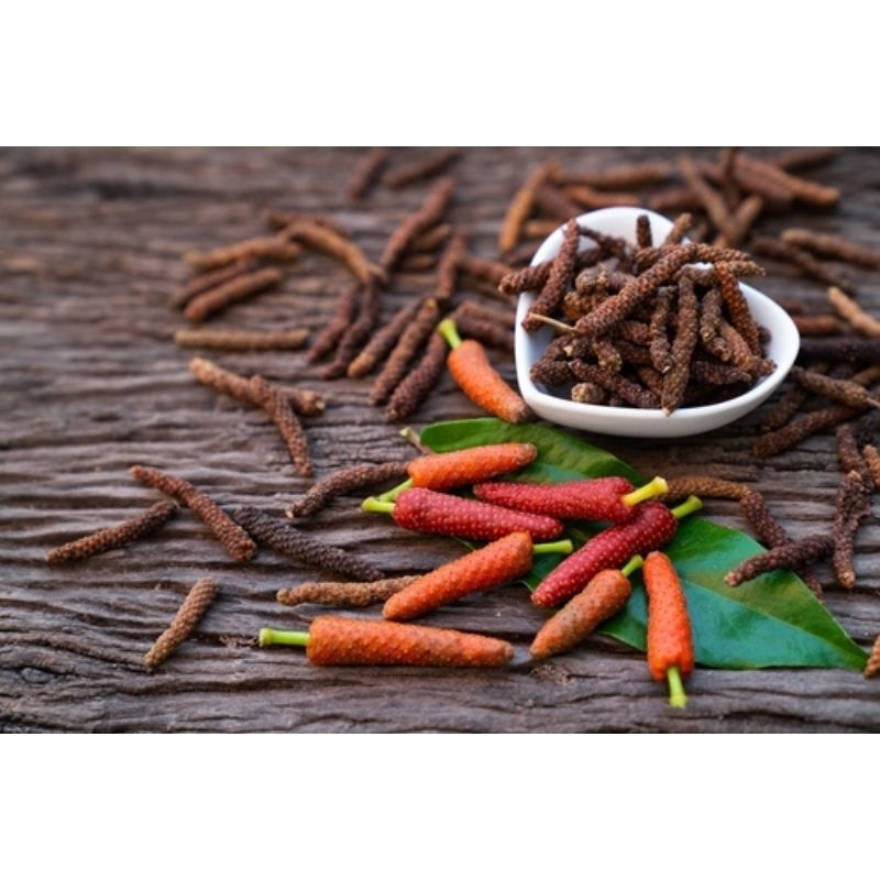 

Cabe Jawa Kering (100 gram) / Cabe Jamu / Puyang / Lada Panjang / Piper retrofractum Vahl / Javaneese long pepper