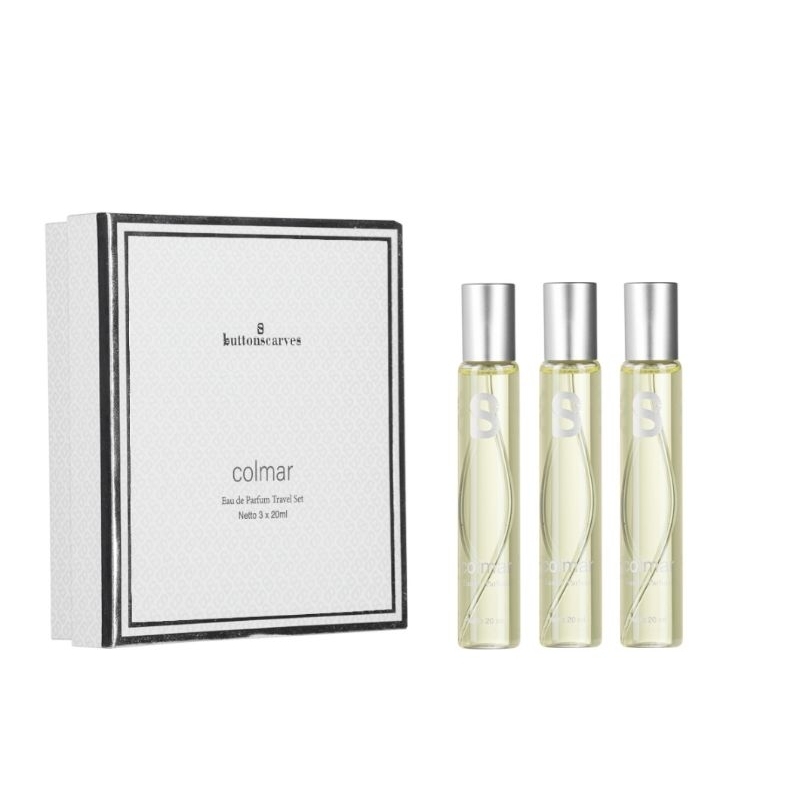 Buttonscarves Paket Parfum Travel Set Colmar Bilbao Venice Bora Bora Cairo Capri EDP Perfume 40 ml B