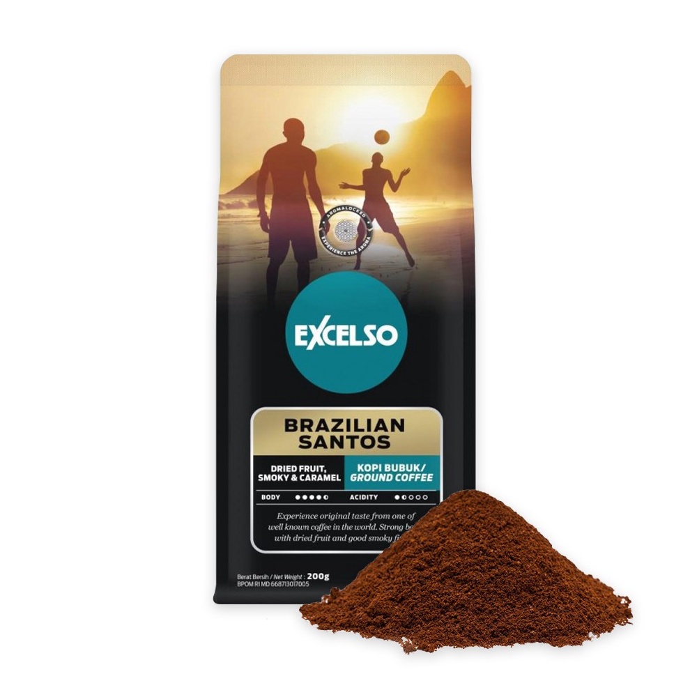 

Terbaru Excelso Kopi Brazilian Santos Bubuk 2G