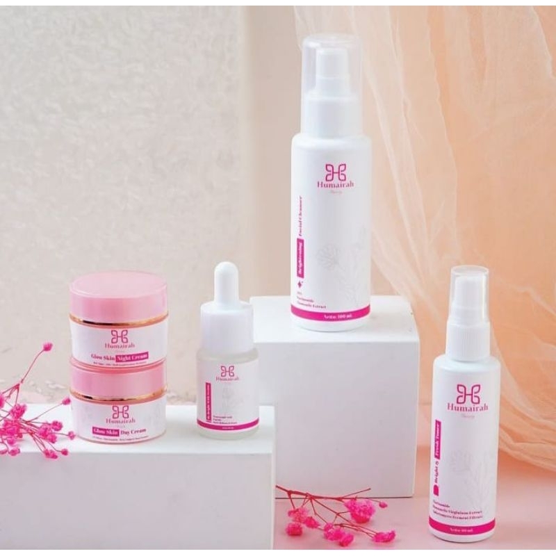 HUMAIRAH SKINCARE - GLOW SKIN paket glowing (4in1)