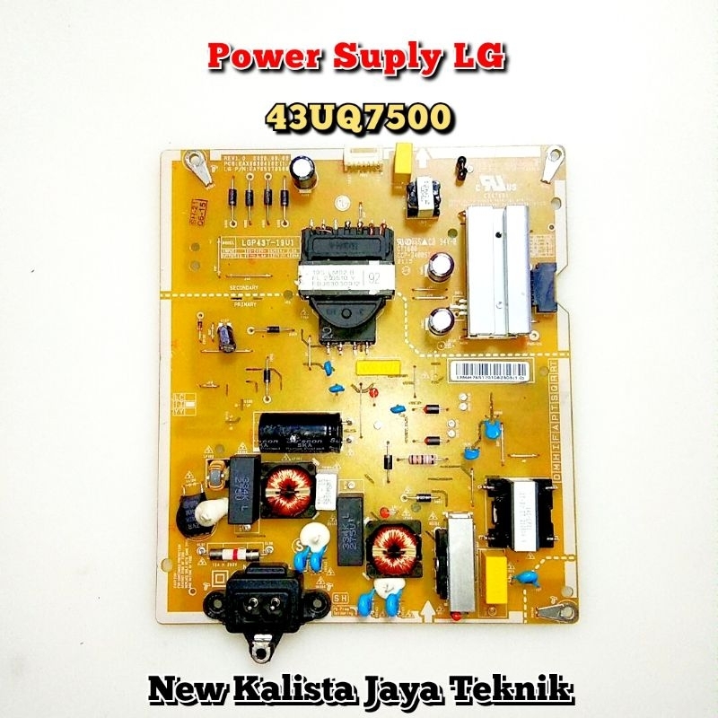 POWER SUPLY LG 43UQ7500 ORIGINAL LGP43T-19U1 PSU LG 43UQ7500 PSU 43UQ7500 REGULATOR 43UQ7500 POWERSU