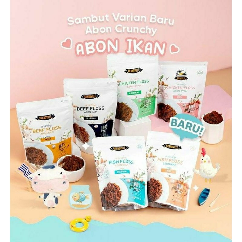 

Paket Hadiah Grandville Abon dan Kaldu MPASI BB Booster Ayam Sapi Salmon