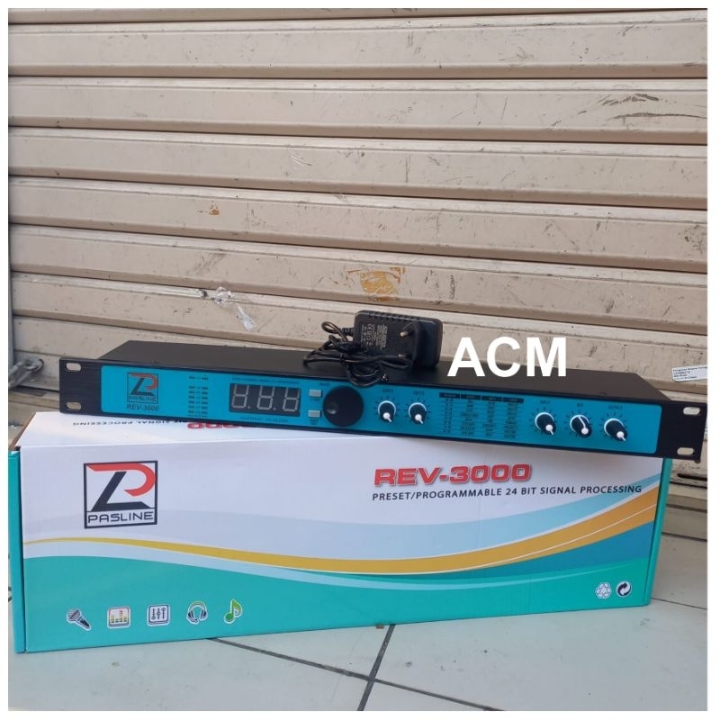 EFFECT VOCAL PASLINE REVERB 3000 ORIGINAL 256 DSP REVERB3000