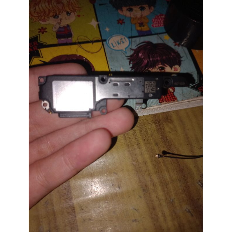 tutup mesin bawah+buzer realme 8i ori copotan hp garansi normal