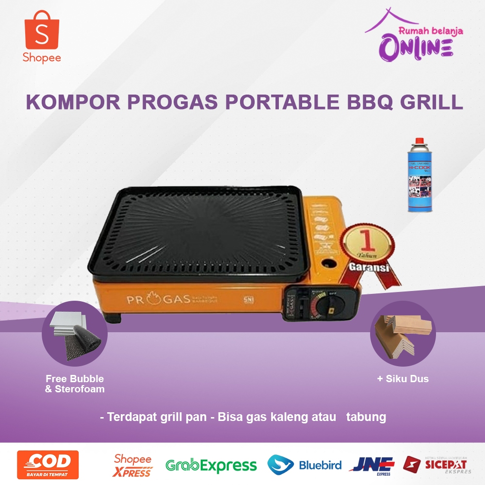 KOMPOR PORTABLE PROGAS BBQ GRILL KOMPOR PORTABLE PROGAS KOMPOR BARBEQUE