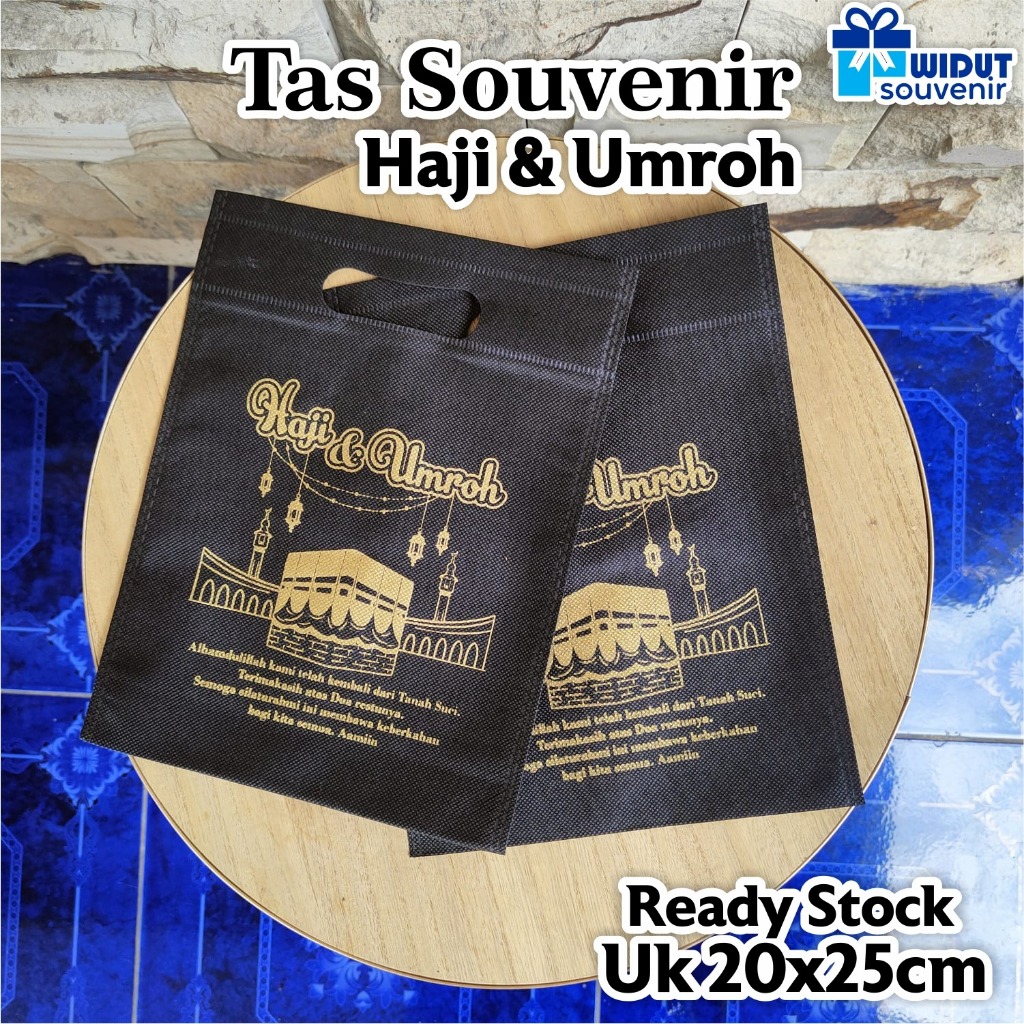 

Tas Souvenir Haji dan Umroh, Tas Spunbond untuk wadah souvenir haji umroh Raedy Stock