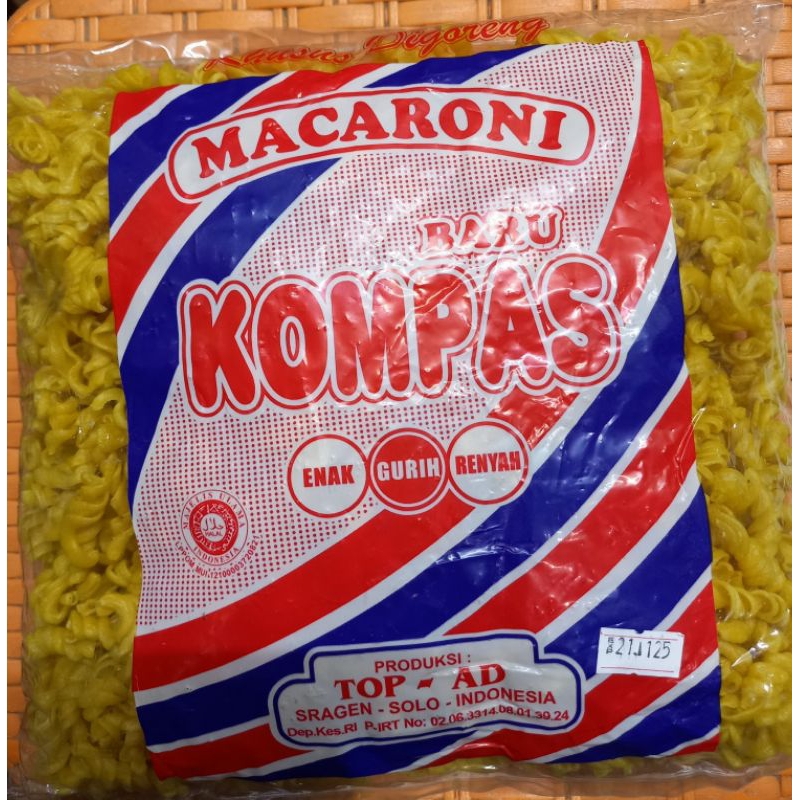 

MAKARONI BANTAT MEREK KOMPAS KHUSUS DIGORENG SPIRAL 800G