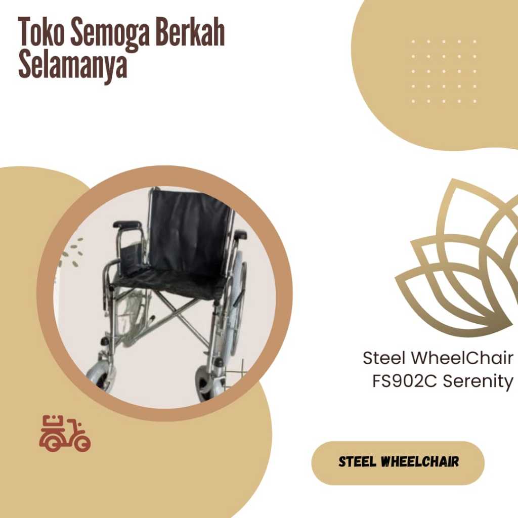 Steel WheelChair FS902C Serenity