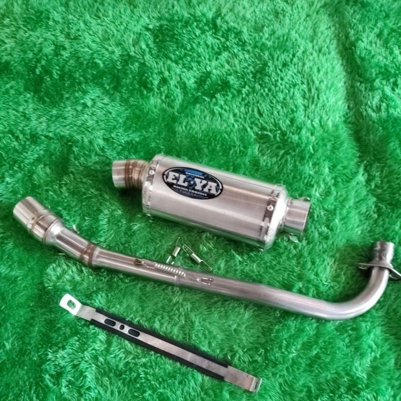 knalpot racing cld c3 oval by ELYA supra vega jupiter karisma shogun dll