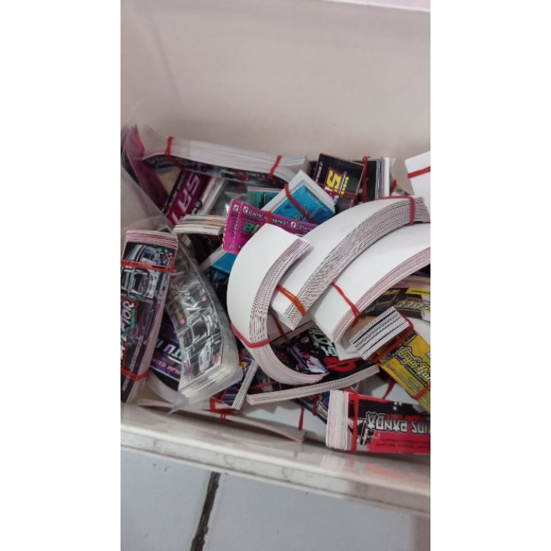 

stiker bis isi 100 biji campuran