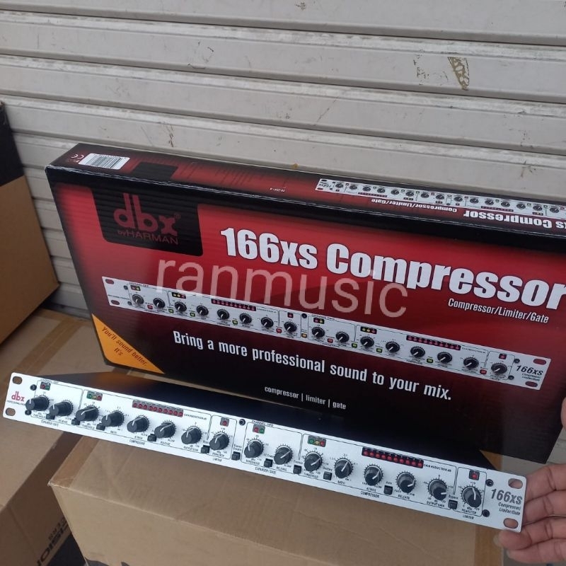 COMPRESSOR LIMITER DBX 166 XS SILVER DBX 166XS
