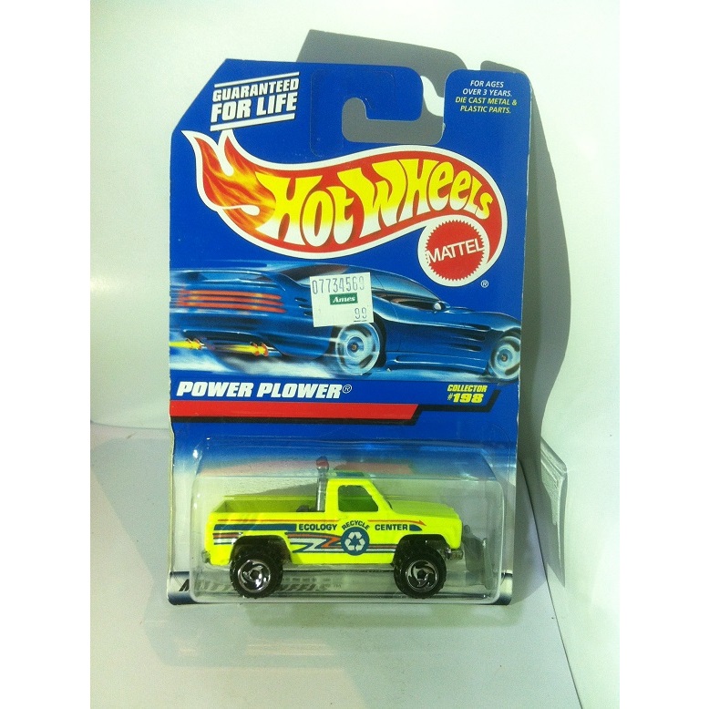 Hot Wheels. 1997 Mainline - 198. Bywayman Path Beater Power Plower. Neon Yelllow ORSB by MATTEL