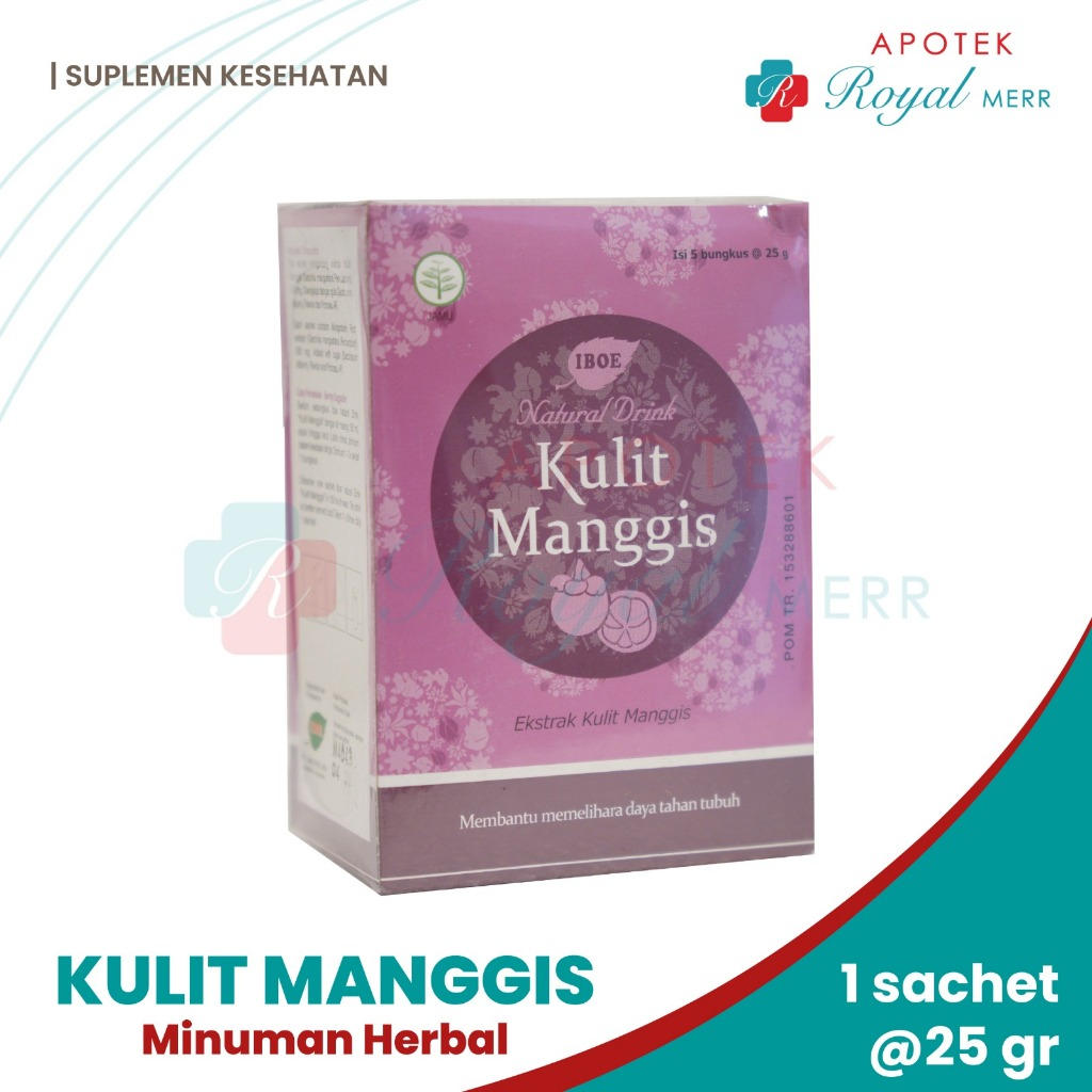 

IBOE NATURAL DRINK KULIT MANGGIS BOX ISI 5 SACHET Untuk Memelihara Daya Tahan Tubuh