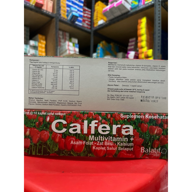 CALFERA MULTIVITAMIN BOX 100 KAPLET