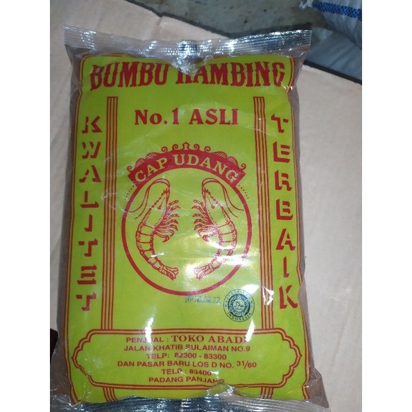 

SHOPEE MALL bumbu pemasak kambing cap udang 1kg gas