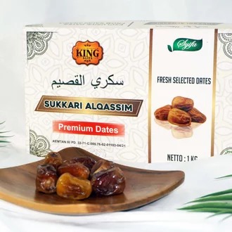 

Kurma Sukari king dates Basah Dus 3 Kg Oleh Oleh Haji Umroh 1 kg sama 500 gr