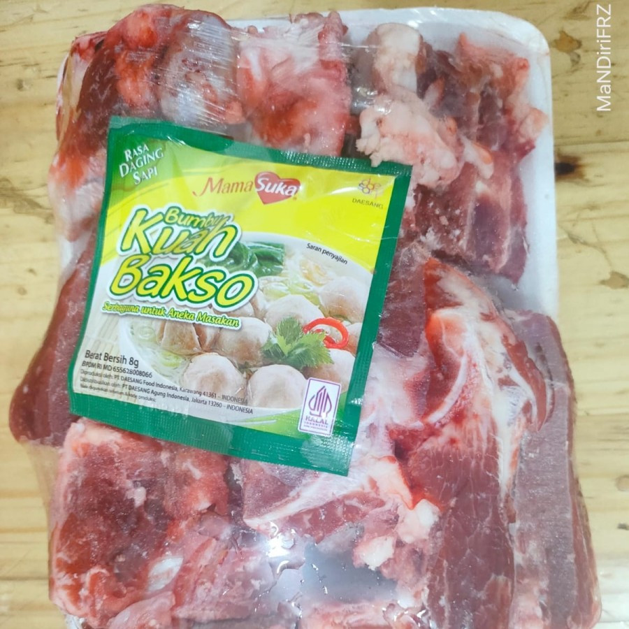 

iga sirip rusuk sapi iga kuah lengkap bumbu sop 1kg ( best seller )